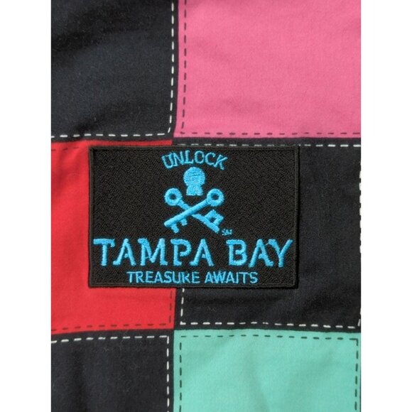 Loudmouth Ladies size 14 Tampa Bay Skirt Colorful Patchwork - Picture 5 of 10